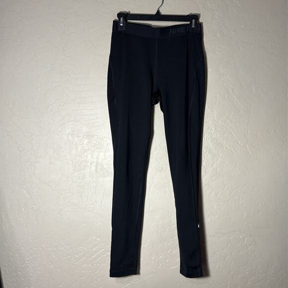 Nike pro full length leggings. 2 pairs. One grey and one black. Size medium. - Picture 2 of 11